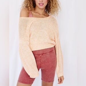 Anthropologie Saturday Sunday Talula Puff Sleeve Jumper Knit Sweater M NWT!